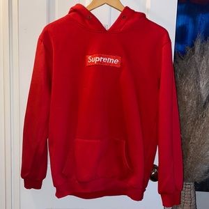 Supreme Red Hoodie
